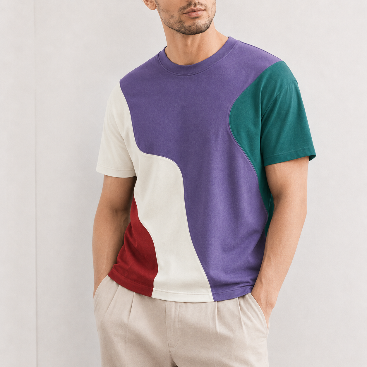VALEN ABSTRACT TEE