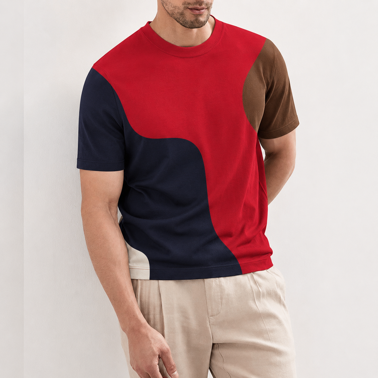 VALEN ABSTRACT TEE