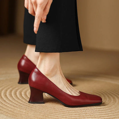 CARMEN LEATHER HEELS