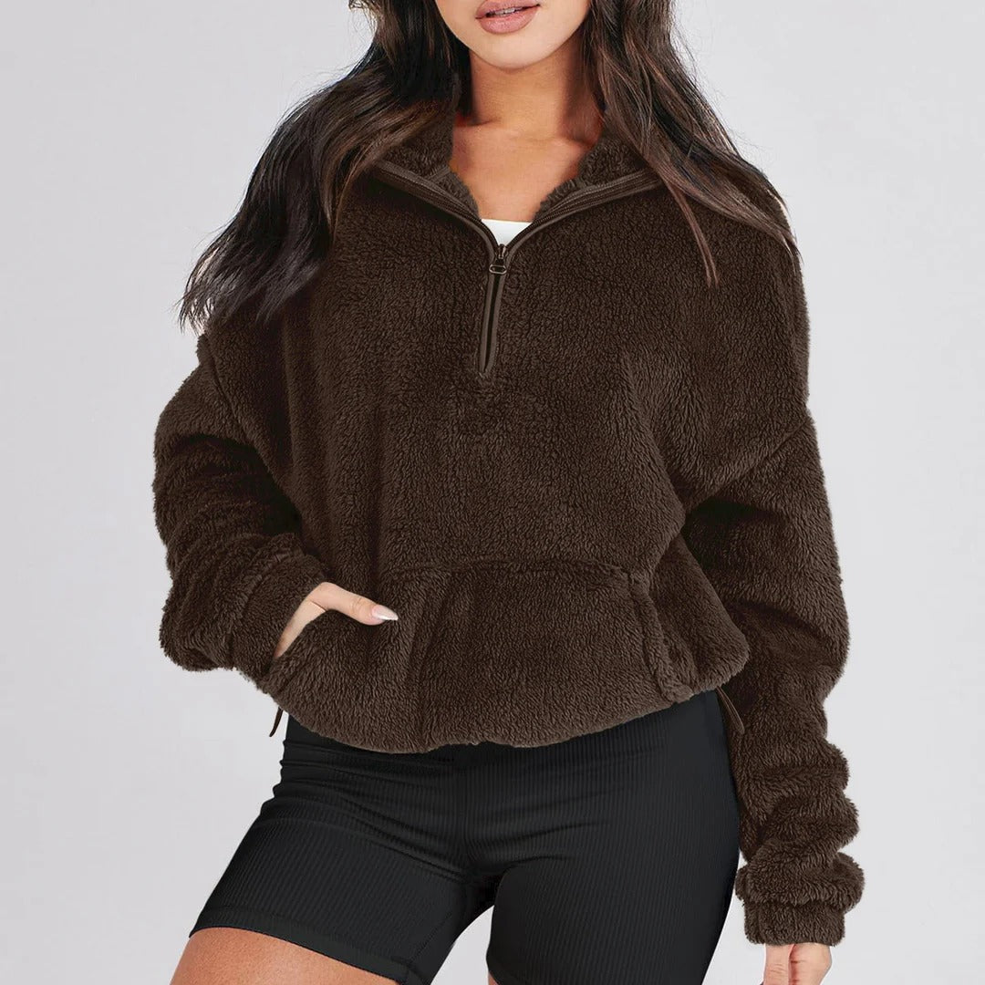 ALIRA HALF-KNIT SWEATER