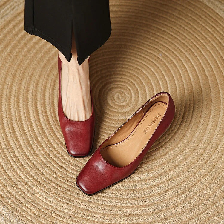 CARMEN LEATHER HEELS