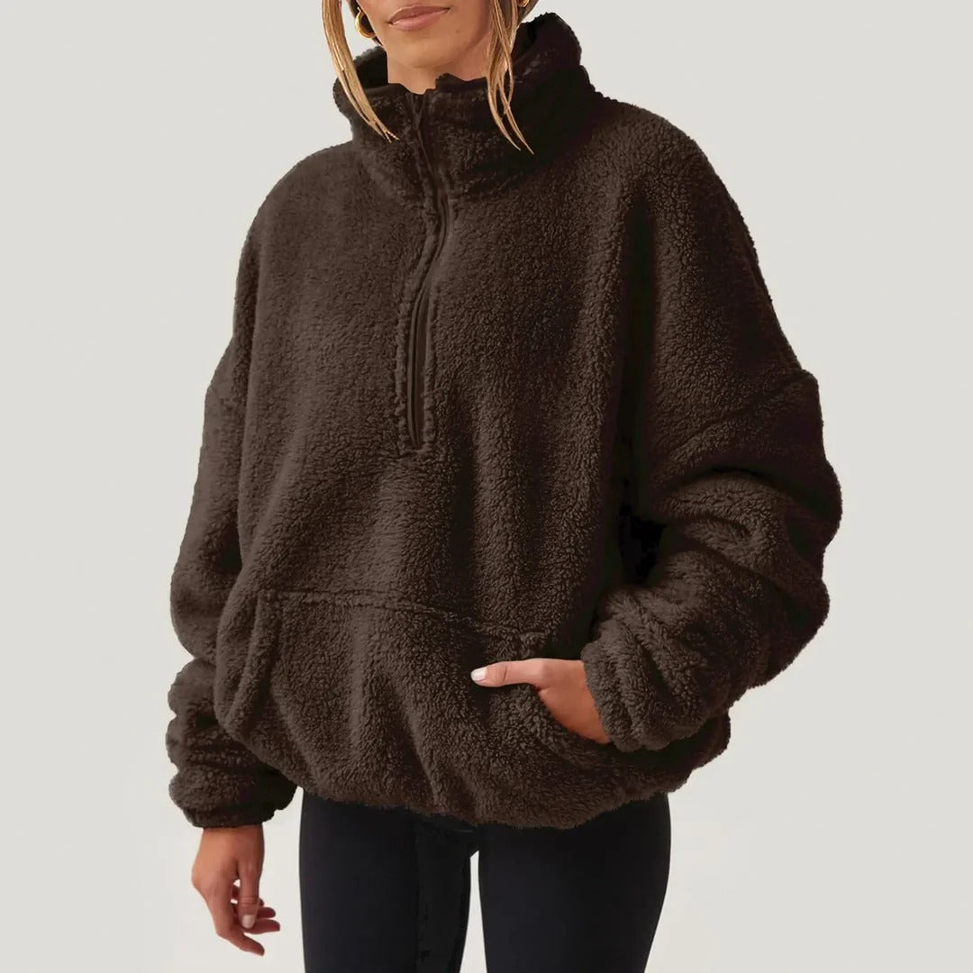ALIRA HALF-KNIT SWEATER
