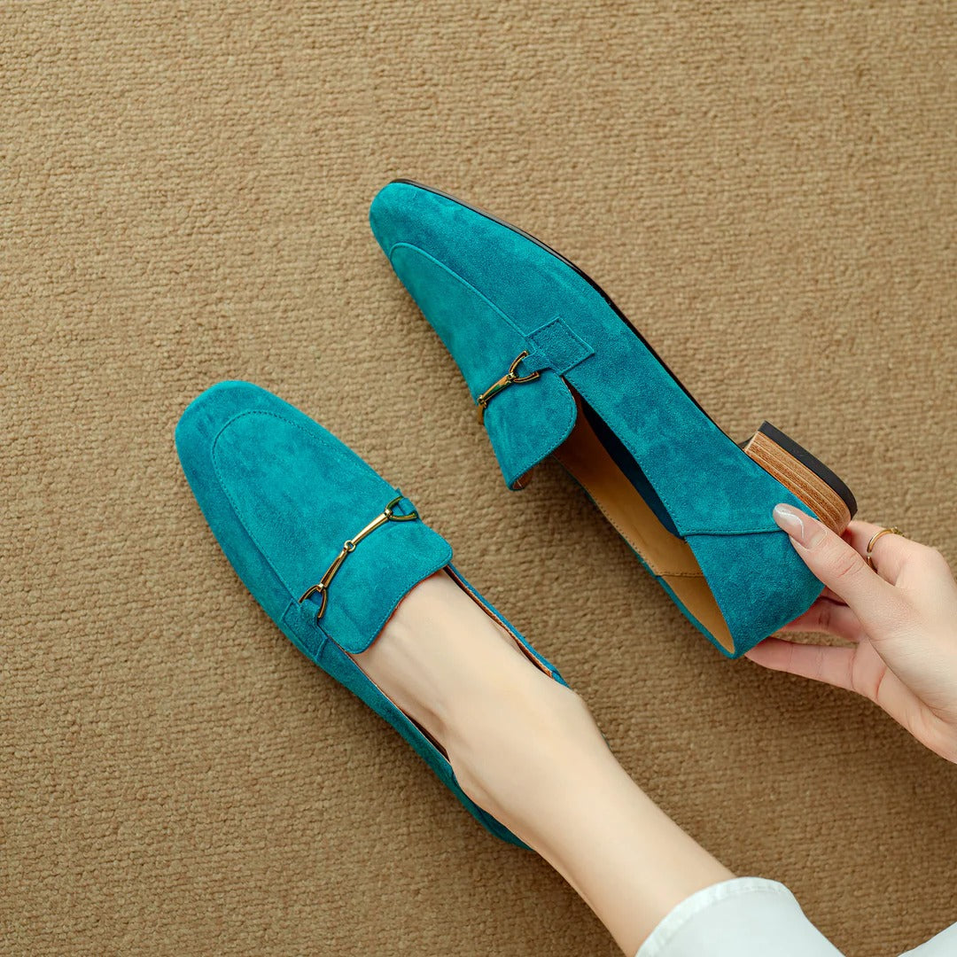 ORELLA SUEDE LOAFERS