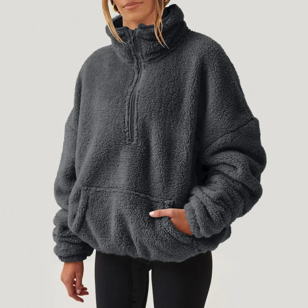 ALIRA HALF-KNIT SWEATER