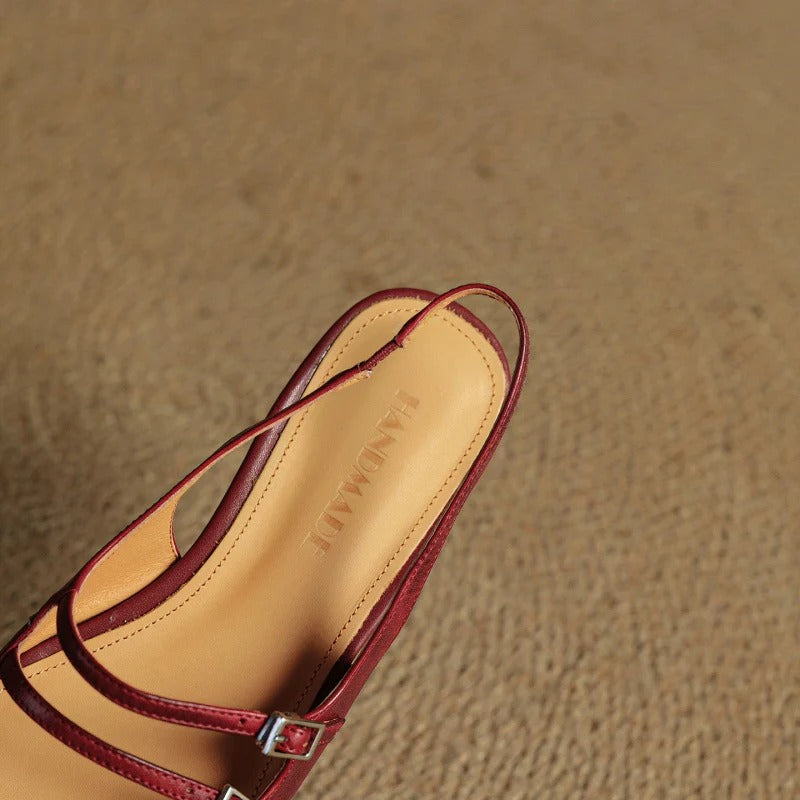 LIANA LEATHER FLATS