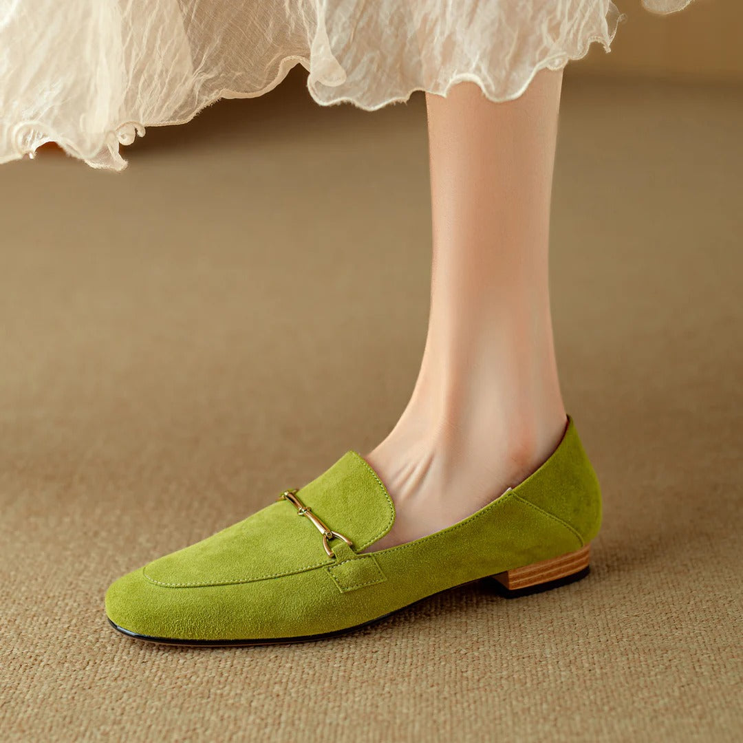 ORELLA SUEDE LOAFERS