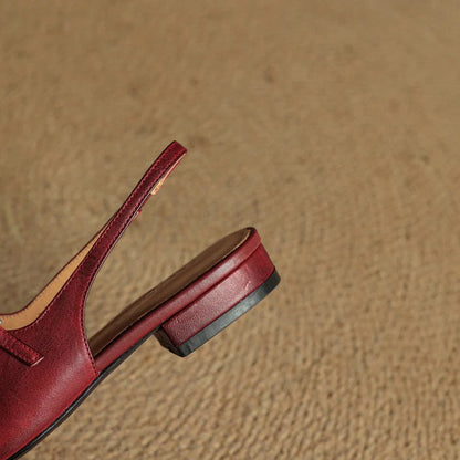 LIANA LEATHER FLATS