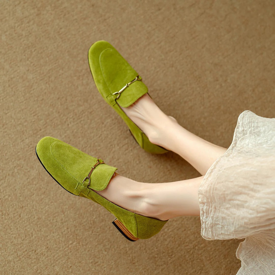 ORELLA SUEDE LOAFERS