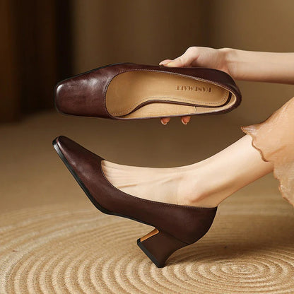 CARMEN LEATHER HEELS