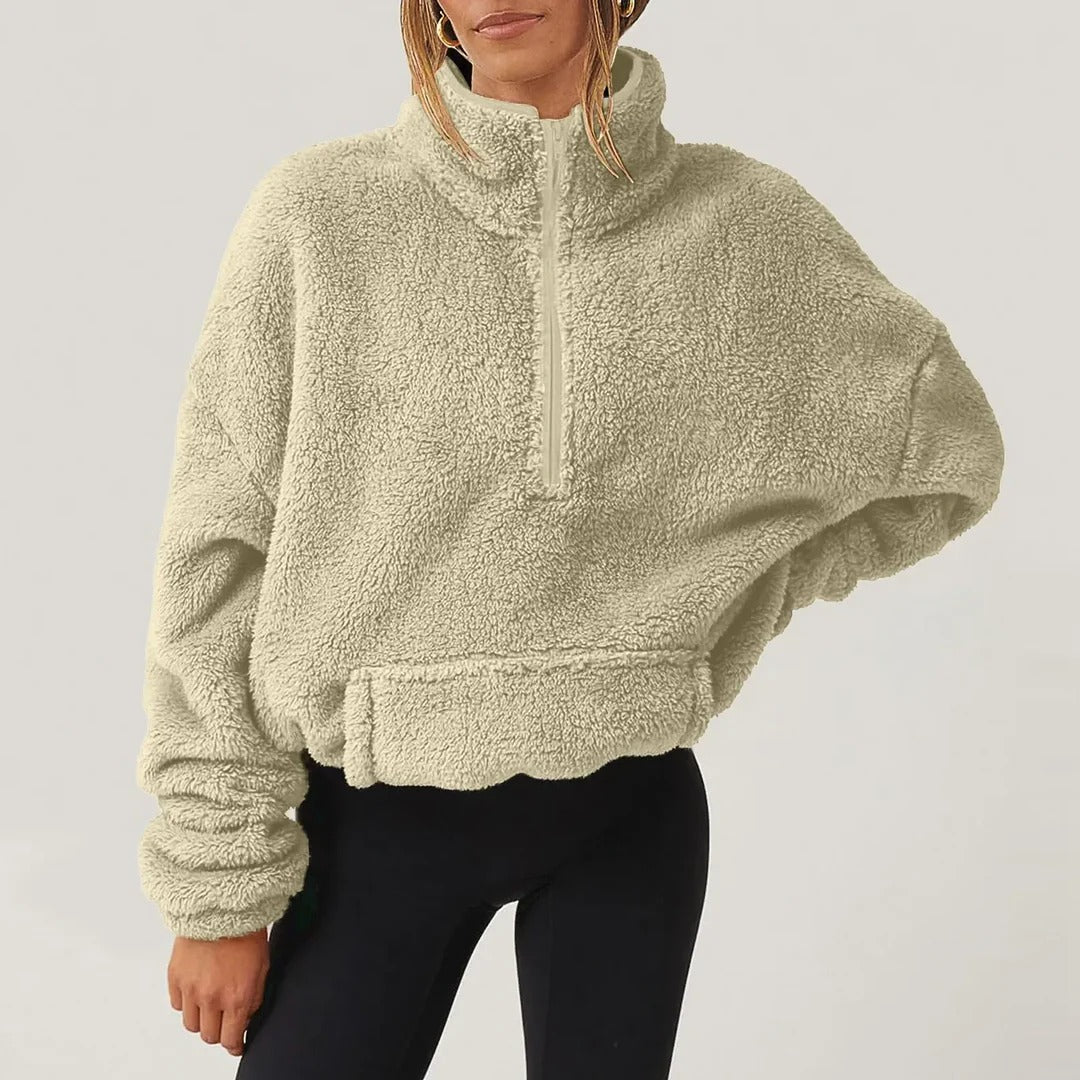 ALIRA HALF-KNIT SWEATER
