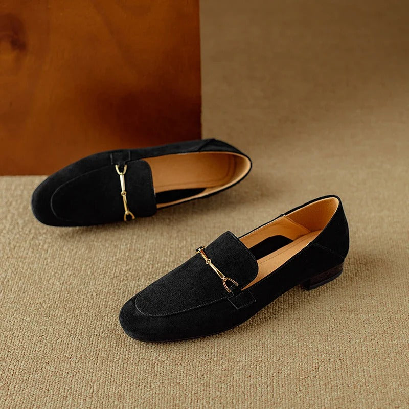ORELLA SUEDE LOAFERS