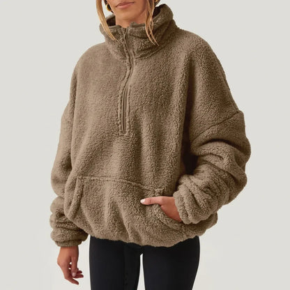 ALIRA HALF-KNIT SWEATER