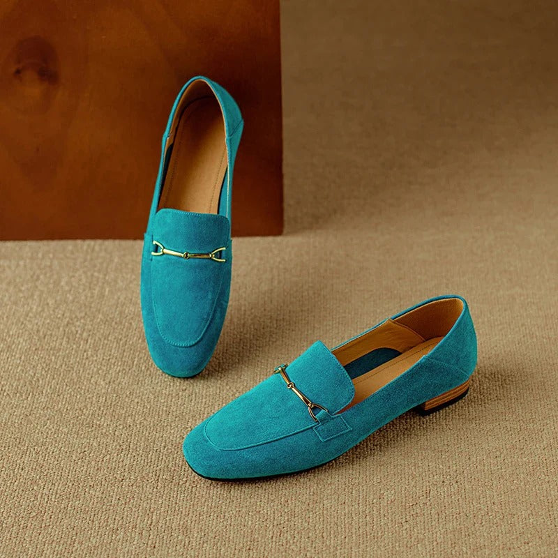 ORELLA SUEDE LOAFERS