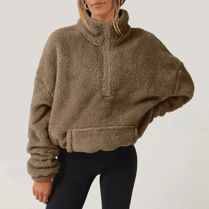 ALIRA HALF-KNIT SWEATER