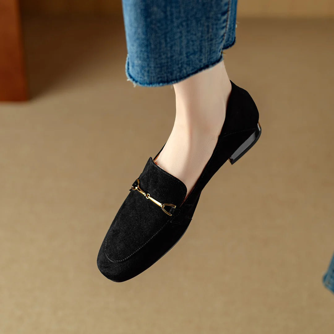 ORELLA SUEDE LOAFERS