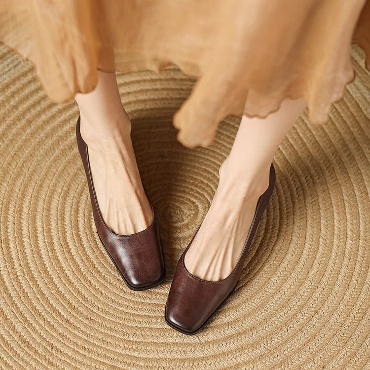 CARMEN LEATHER HEELS