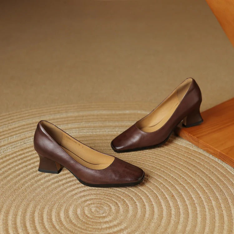 CARMEN LEATHER HEELS