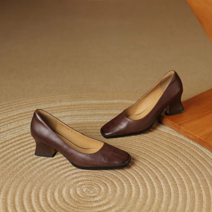 CARMEN LEATHER HEELS