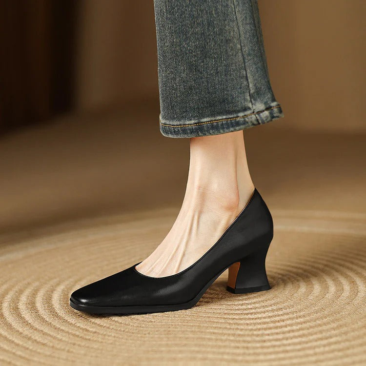 CARMEN LEATHER HEELS