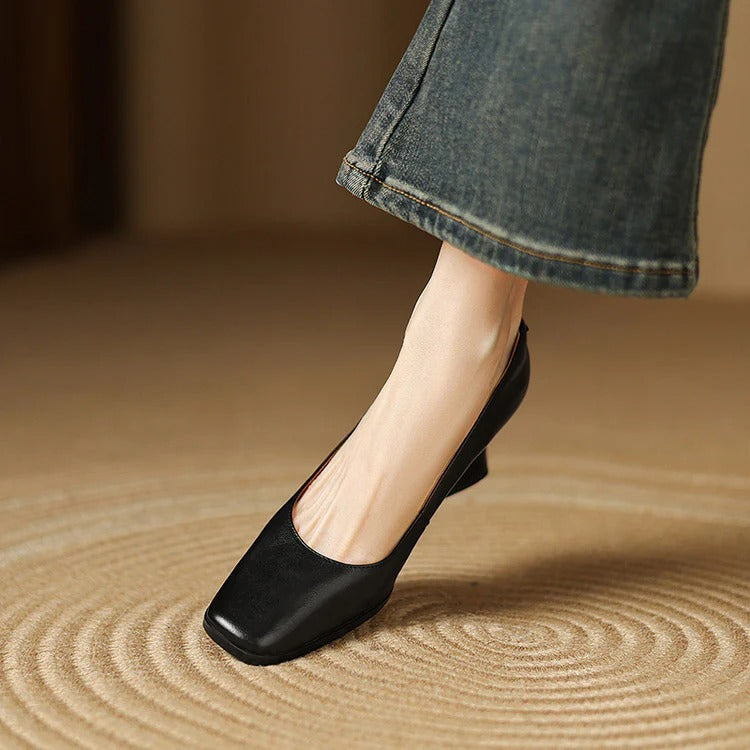 CARMEN LEATHER HEELS