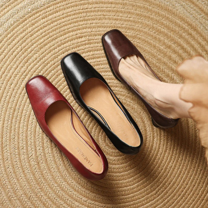CARMEN LEATHER HEELS