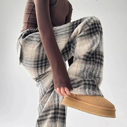 NORA PLAID PANTS
